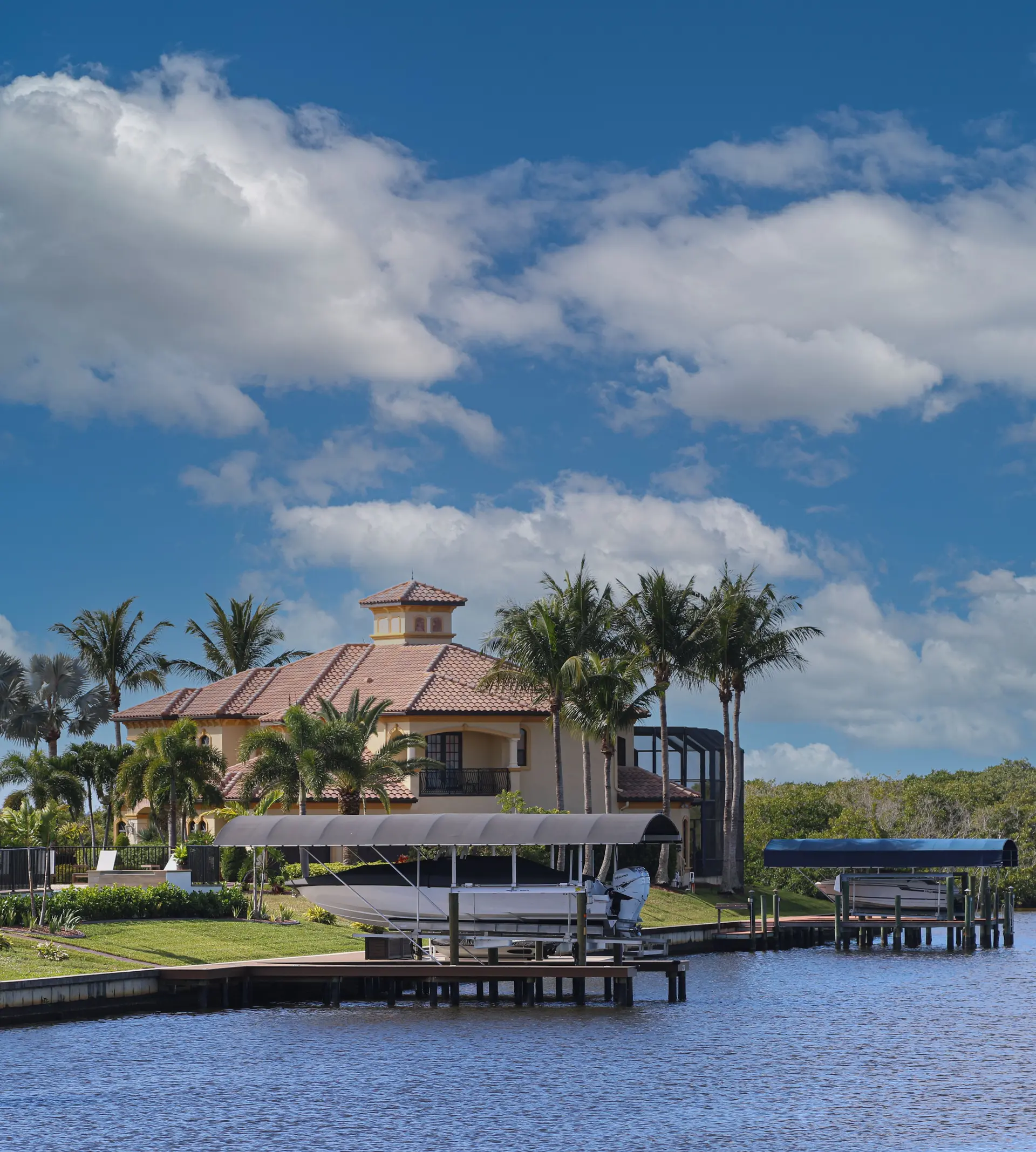 Aerial view of Cape Coral, FL