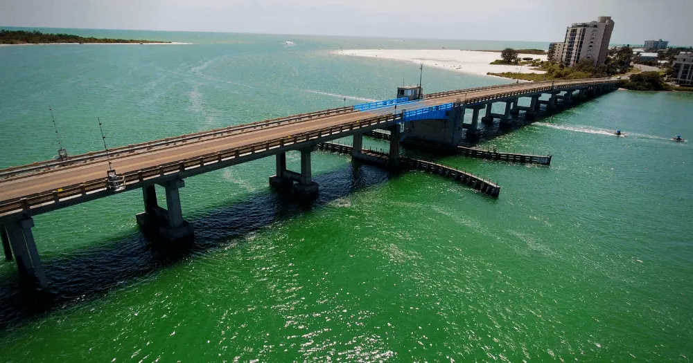 Aerial view of Estero, FL