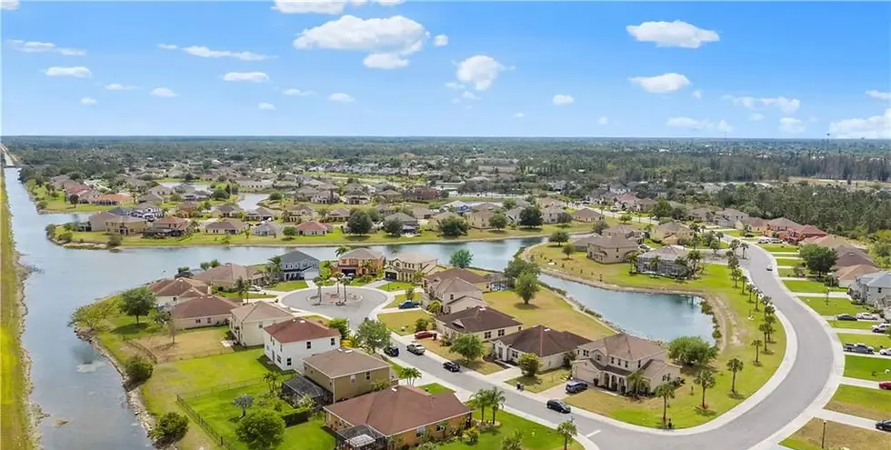 Aerial view of Lehigh Acres, FL