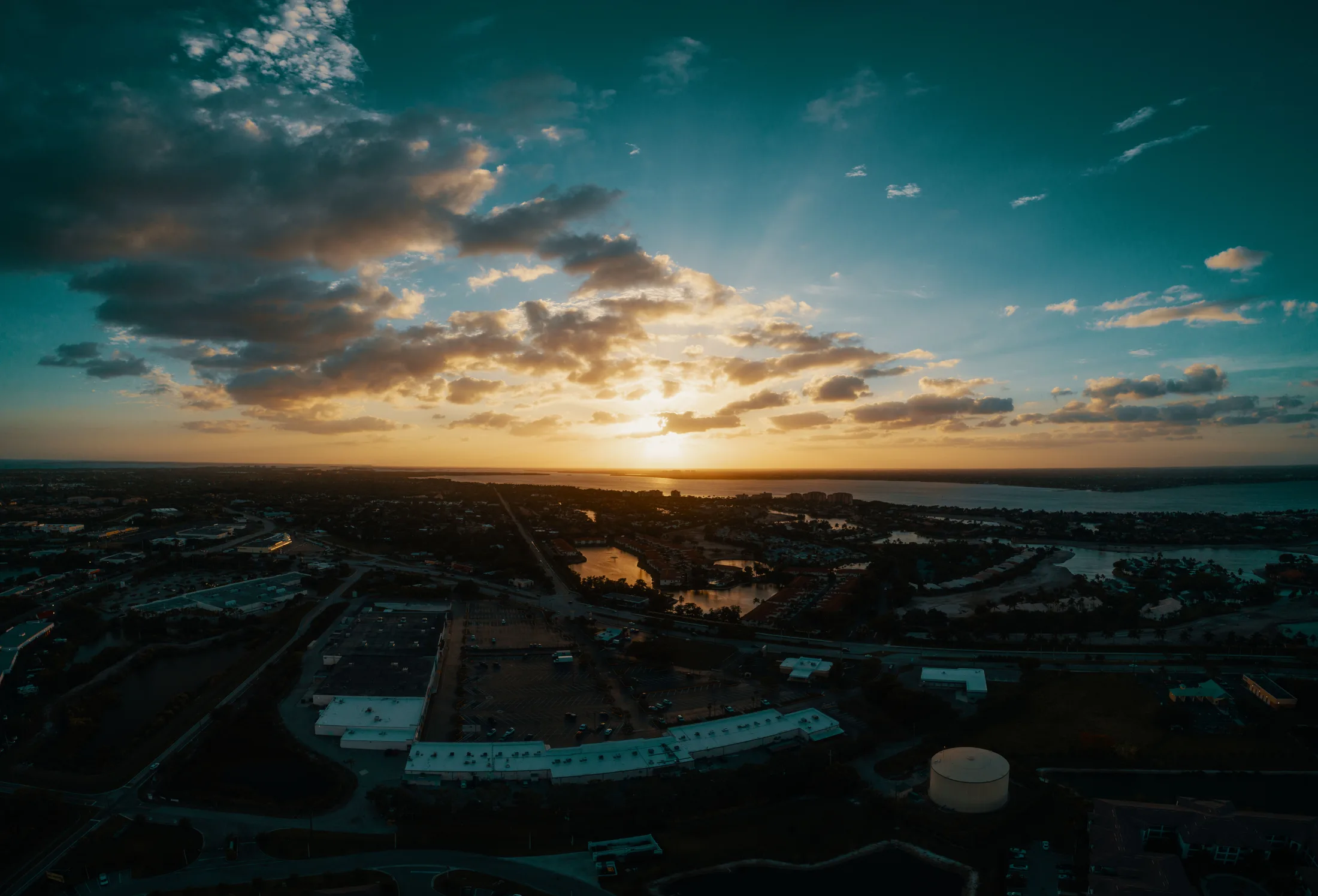 Aerial view of Fort Myers, FL